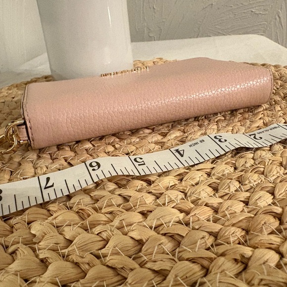 Michael Kors Jet Set Zippered LARGE Continental Pink Wristlet IMMACULATE & CUTE! - Picture 6 of 15